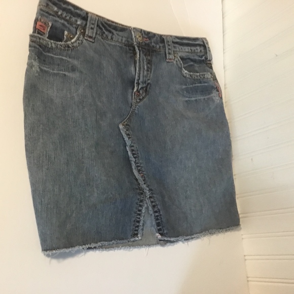 Silver Jeans Dresses & Skirts - Silver Jeans Skirt Denim Devah Womens Sz 27 y2k Vintage Grunge